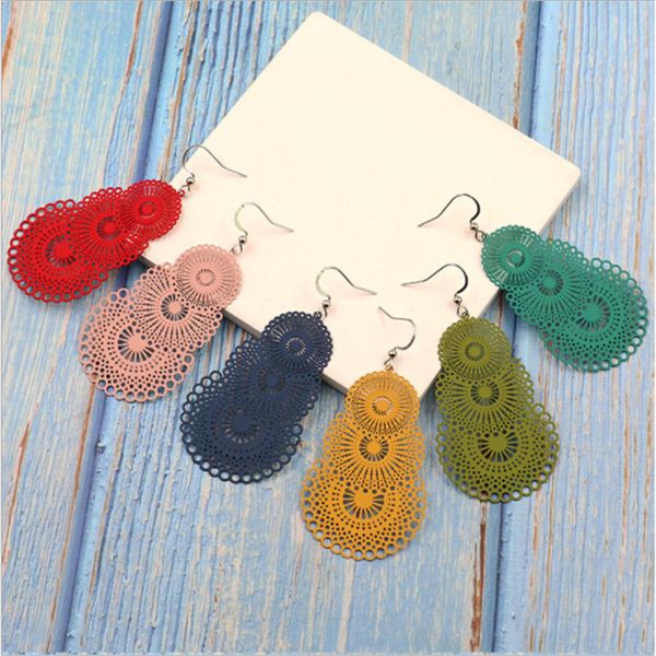 6pairs/lot 2020 big earrings set for women round geometric candy color red flower earring 2019 fashion korean earrings dangle, Silver
6pairs/lot 2020 big earrings set for women round geometric candy color red flower earring 2019 fashion korean earrings dangle, Silver