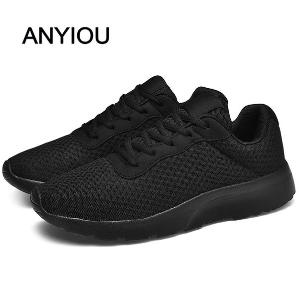 anyiou 2020 fashion lightweight comfortable breathable walking sneakers new men's mesh casual sneakers shoes lac-up men's shoes, Black
anyiou 2020 fashion lightweight comfortable breathable walking sneakers new men's mesh casual sneakers shoes lac-up men's shoes, Black
