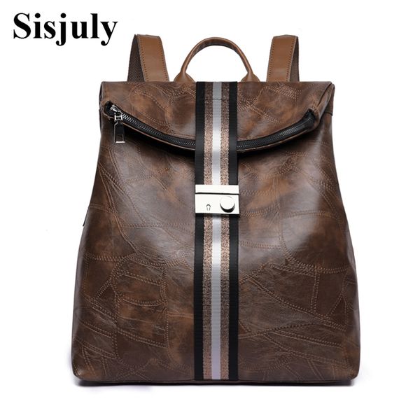 sisjuly fashion patchwork women backpack retro leather backpack female anti theft travel bag for women 2018 sac a dos
sisjuly fashion patchwork women backpack retro leather backpack female anti theft travel bag for women 2018 sac a dos