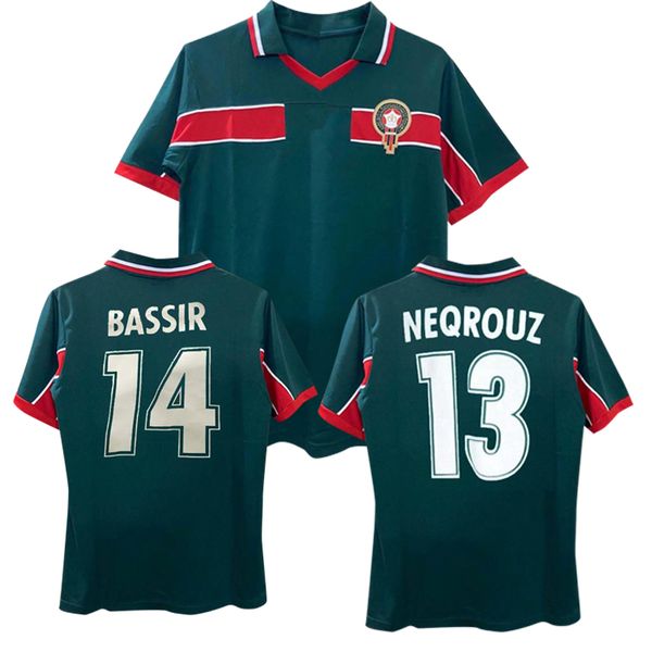 1998 morocco national team mens retro soccer jerseys bassir m. hadji abrami neqrouz ouakili home football shirt short sleeve uniforms, Black;yellow
1998 morocco national team mens retro soccer jerseys bassir m. hadji abrami neqrouz ouakili home football shirt short sleeve uniforms, Black;yellow