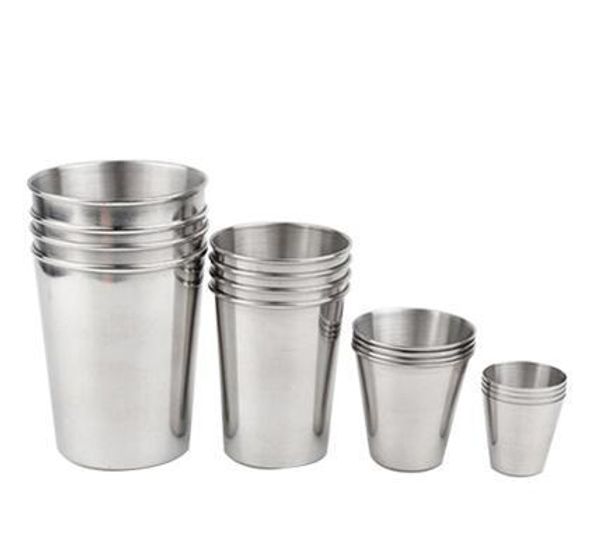 1pcs stainless steel cups wine beer coffee cup whiskey milk mugs outdoor travel camping cup 30 70 180 320ml
1pcs stainless steel cups wine beer coffee cup whiskey milk mugs outdoor travel camping cup 30 70 180 320ml
