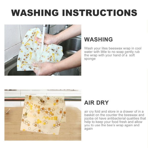 3pcs reusable beeswax cloth wrap seal food fresh keeping wrap lid cover stretch vacuum food wrap beeswax cloth kitchen tools 
3pcs reusable beeswax cloth wrap seal food fresh keeping wrap lid cover stretch vacuum food wrap beeswax cloth kitchen tools