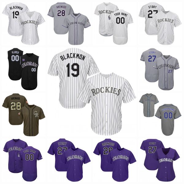 19 Charlie Blackmon Colorado 25th Anniversary Rockies Nolan Arenado Trevor Story Daniel Murphy Ian Desmond Ryan McMahon Kyle Freeland Jersey
19 Charlie Blackmon Colorado 25th Anniversary Rockies Nolan Arenado Trevor Story Daniel Murphy Ian Desmond Ryan McMahon Kyle Freeland Jersey