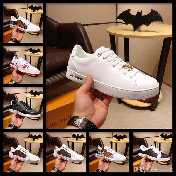 18fw male shoes canvas fashion luxury brands designers breathable man casual shoes yeye7, Black
18fw male shoes canvas fashion luxury brands designers breathable man casual shoes yeye7, Black