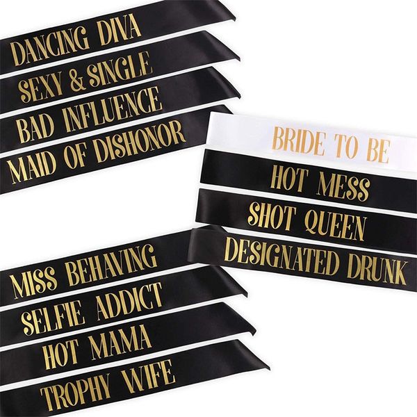 bachelorette party sashes bride to be squeen shoulder strap mess etiquette belt with various pattern 2jqa j1
bachelorette party sashes bride to be squeen shoulder strap mess etiquette belt with various pattern 2jqa j1
