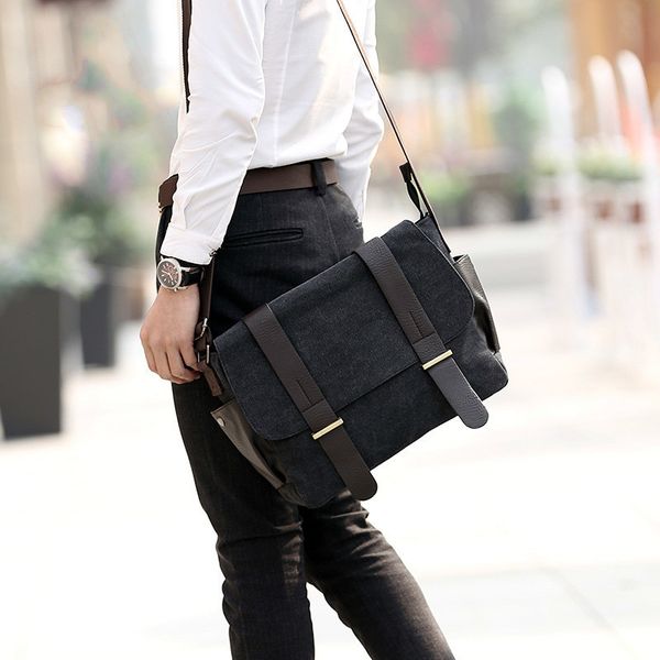 canvas leather crossbody men's bag travel casual lapmessenger bags teenagers school bags large capacity bag t200206
canvas leather crossbody men's bag travel casual lapmessenger bags teenagers school bags large capacity bag t200206