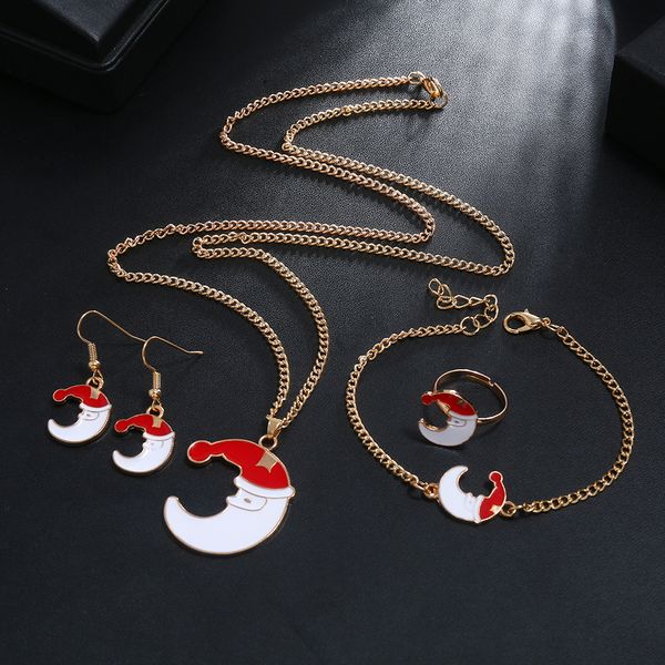 moon gonggong jewelry set bracelet ring necklace stud earrings christmas gifts for girls creative special cute personality, Black
moon gonggong jewelry set bracelet ring necklace stud earrings christmas gifts for girls creative special cute personality, Black