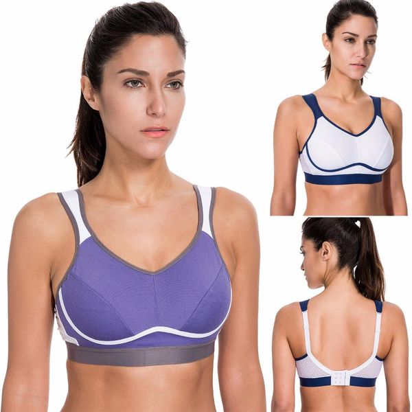 la isla women's high impact support bounce control plus size workout sports bra(notice:black color is black with grey trim, White;black
la isla women's high impact support bounce control plus size workout sports bra(notice:black color is black with grey trim, White;black
