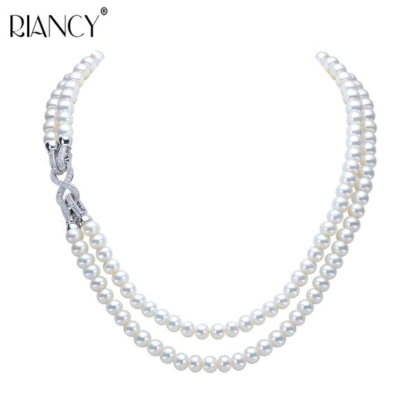 real natural freshwater pearl necklace two strands,long sweater chain pearl necklace fashion jewelry for women, brithday gift, Silver
real natural freshwater pearl necklace two strands,long sweater chain pearl necklace fashion jewelry for women, brithday gift, Silver