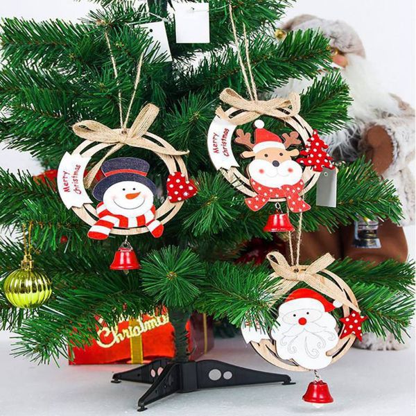 2019 new year wood christmas decorations pendant round shape with burlap rope bow and mini bell colorful painted
2019 new year wood christmas decorations pendant round shape with burlap rope bow and mini bell colorful painted