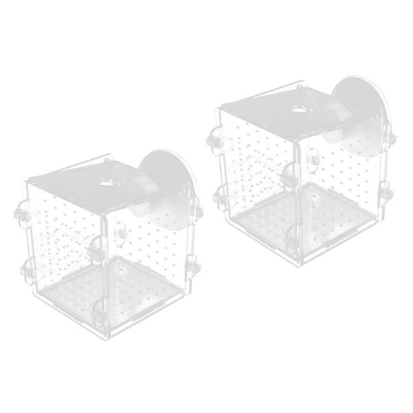 2x fish breeding isolated box hatching incubator fish separate aquarium
2x fish breeding isolated box hatching incubator fish separate aquarium