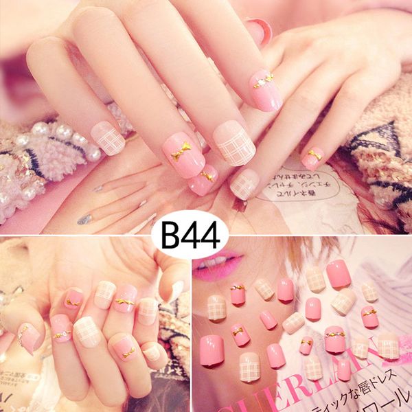 24pcs/set multi types fake nails tips finish finger nail art decor for brides wedding qs888, Black
24pcs/set multi types fake nails tips finish finger nail art decor for brides wedding qs888, Black