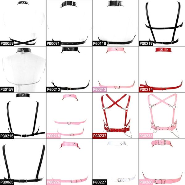 leather cx200805 harness for metal chain adjust lingerie harnesses bra women pink cage punk pu strap bondage goth festival rave bo ghsd
leather cx200805 harness for metal chain adjust lingerie harnesses bra women pink cage punk pu strap bondage goth festival rave bo ghsd