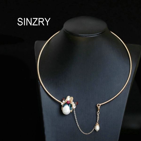 sinzry original handmade ethnic vintage pearl peking facial mask chokers necklace band lady creative costume jewelry, Silver
sinzry original handmade ethnic vintage pearl peking facial mask chokers necklace band lady creative costume jewelry, Silver
