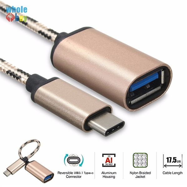 usb-c 3.1 type c male to usb 2.0 female nylon braided adapter sync data charger otg cable converter for phone lapfor macbook
usb-c 3.1 type c male to usb 2.0 female nylon braided adapter sync data charger otg cable converter for phone lapfor macbook