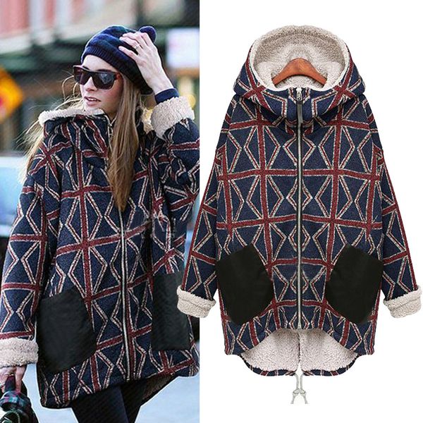 plus size winter jacket women woolen outerwear casual long down warm overcoat #4o04 #f, Black
plus size winter jacket women woolen outerwear casual long down warm overcoat #4o04 #f, Black