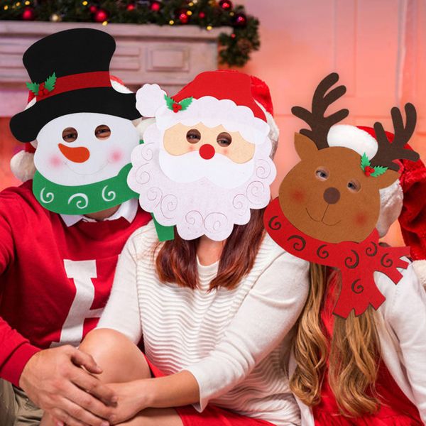 cartoon mask party masks christmas santa snowman elk shape non-woven party props christmas decoration for home navidad a301010
cartoon mask party masks christmas santa snowman elk shape non-woven party props christmas decoration for home navidad a301010