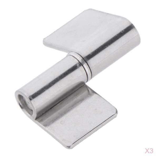 new 3 pieces stainless steel weld on hinges gate hinges heavy duty silver
new 3 pieces stainless steel weld on hinges gate hinges heavy duty silver