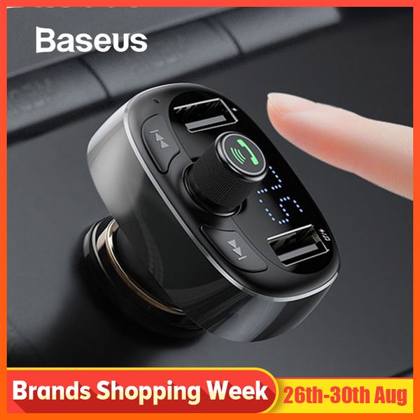 baseus fm transmitter modulator bluetooth handscar kit audio mp3 player with 3.4a dual usb car fm transmittor phone charger
baseus fm transmitter modulator bluetooth handscar kit audio mp3 player with 3.4a dual usb car fm transmittor phone charger