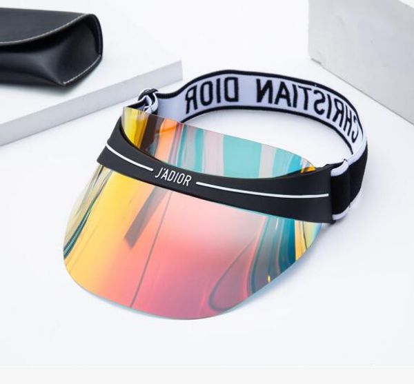 

2019 последний бренд дизайн солнцезащитная шляпа ослепить цвет солнцезащитные очки шляпа мода анти-УФ прозрачный ПК шляпа размер 56-62 см