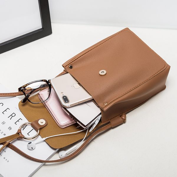 2020 summer korean style new women's bag round buckle decorative casual square sling bag shoulder/crossbody phone
2020 summer korean style new women's bag round buckle decorative casual square sling bag shoulder/crossbody phone