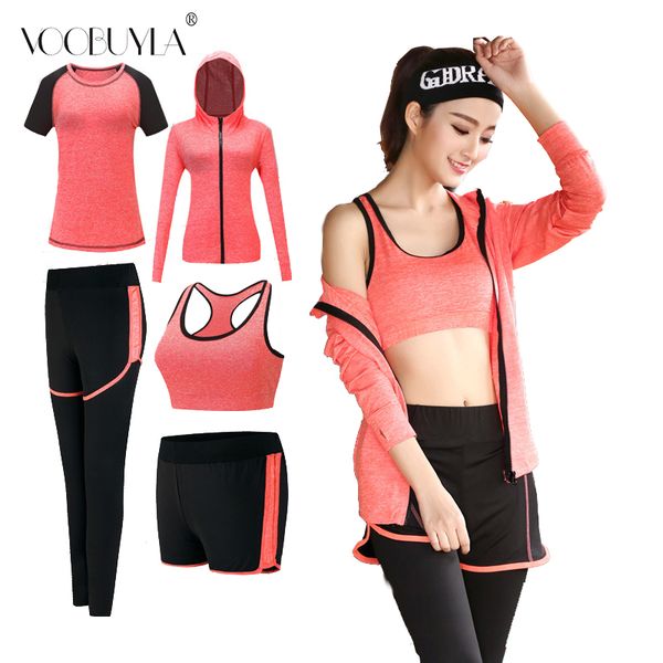 voobuyla 3pcs-5pcs set yoga suits women clothes fitness running tracksuit sport bra+sport leggings+yoga shorts+running suits, Black;blue
voobuyla 3pcs-5pcs set yoga suits women clothes fitness running tracksuit sport bra+sport leggings+yoga shorts+running suits, Black;blue
