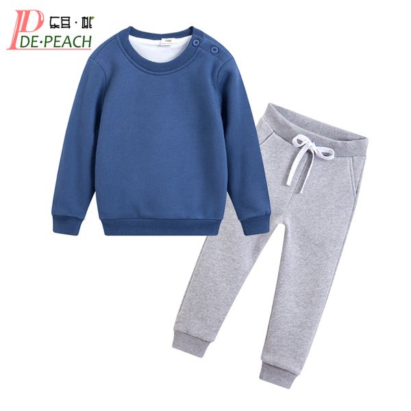 de peach new winter baby children clothing set boys girls thicken warm clothes set kids plus white velvet sweatshirt+pants suits
de peach new winter baby children clothing set boys girls thicken warm clothes set kids plus white velvet sweatshirt+pants suits