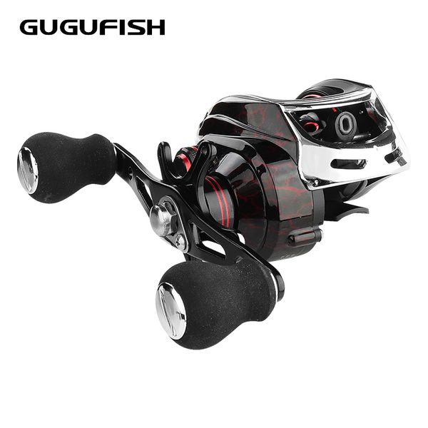 gugufish left/right hand baitcasting fishing reel 7.2:1 bait casting fishing wheel with magnetic brake carp carretilha pesca
gugufish left/right hand baitcasting fishing reel 7.2:1 bait casting fishing wheel with magnetic brake carp carretilha pesca