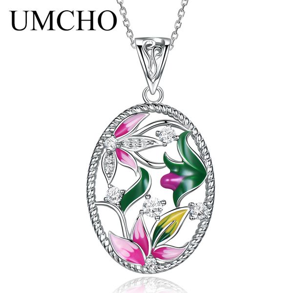 umcho solid 925 sterling silver handmade colorful enamel pendants necklaces for women flower lotus party fashion jewelry gift
umcho solid 925 sterling silver handmade colorful enamel pendants necklaces for women flower lotus party fashion jewelry gift