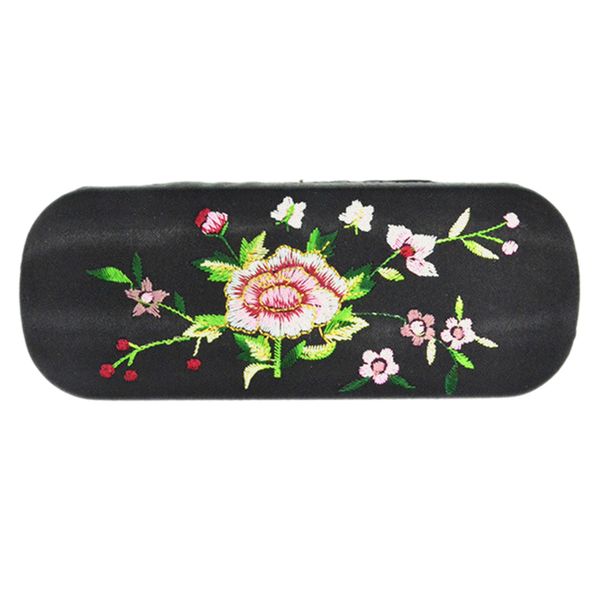 new glasses box embroidered flower floral vintage art hard case optical glasses reading eyewear sunglasses storage protective, Silver
new glasses box embroidered flower floral vintage art hard case optical glasses reading eyewear sunglasses storage protective, Silver
