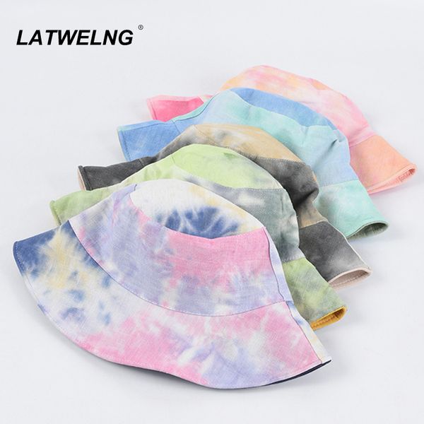 wholesale 5 colors fashion tie dye bucket hats for women foldable reversible summer sun hat pink couple caps s1134, Blue;gray
wholesale 5 colors fashion tie dye bucket hats for women foldable reversible summer sun hat pink couple caps s1134, Blue;gray