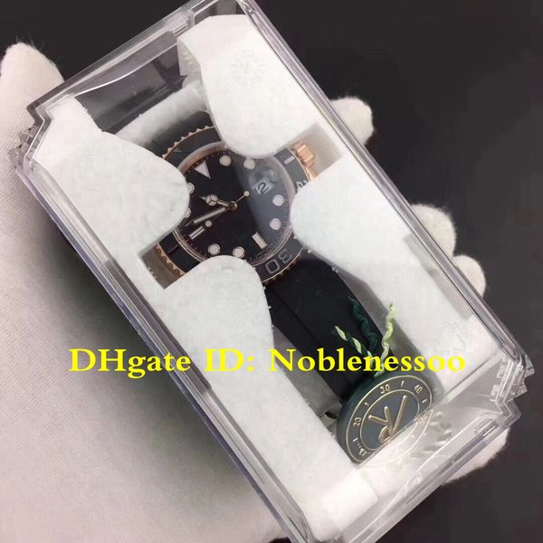 2 Color ETA 3135 Automatic Movement Watch Top Luxury Mens 40mm 116655 YachtMaster 18k Rose Gold Rubber Bands 904L Watches
2 Color ETA 3135 Automatic Movement Watch Top Luxury Mens 40mm 116655 YachtMaster 18k Rose Gold Rubber Bands 904L Watches