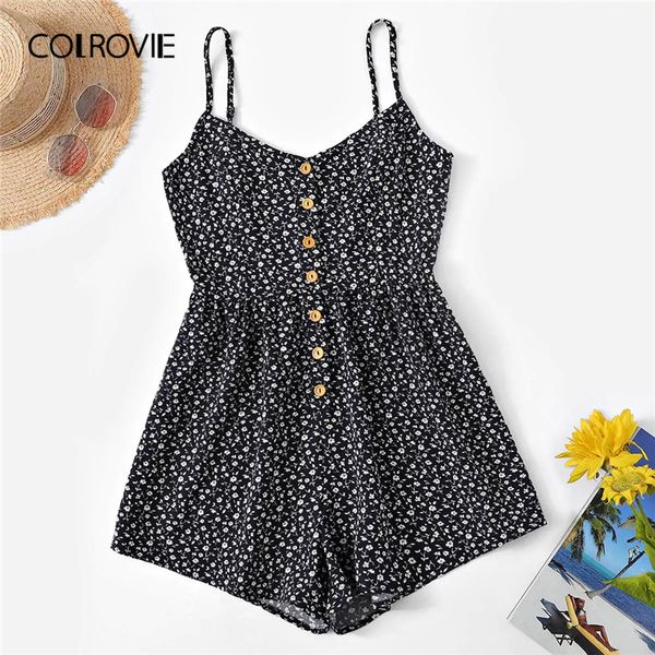 colrovie ditsy floral print button boho cami romper women clothing 2019 summer holiday wide leg girly tank short jumpsuit, Black;white
colrovie ditsy floral print button boho cami romper women clothing 2019 summer holiday wide leg girly tank short jumpsuit, Black;white