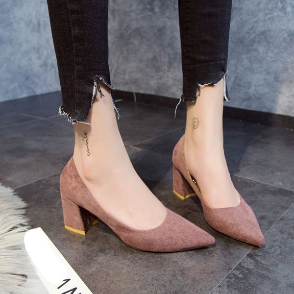 2019 pumps women spring autumn new soft elegant fashion simplicity puls size solid shoes pink high-class design pumps for women, Black
2019 pumps women spring autumn new soft elegant fashion simplicity puls size solid shoes pink high-class design pumps for women, Black