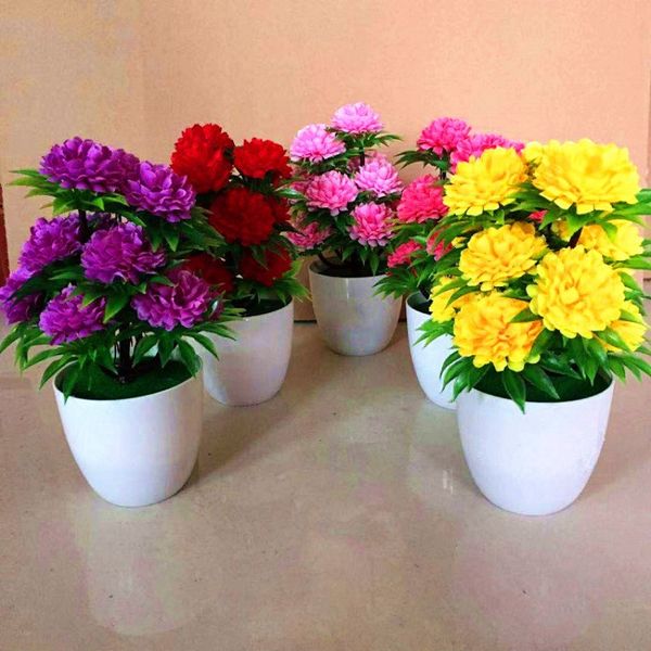 artificial flower bonsai vivid chrysanthemum faux potted plant with white pot wedding party home decor valentine's day
artificial flower bonsai vivid chrysanthemum faux potted plant with white pot wedding party home decor valentine's day