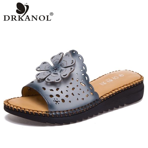 drkanol vintage handmade genuine leather women slippers summer shoes low wedge slippers comfortable outside slides ladies shoes, Black
drkanol vintage handmade genuine leather women slippers summer shoes low wedge slippers comfortable outside slides ladies shoes, Black
