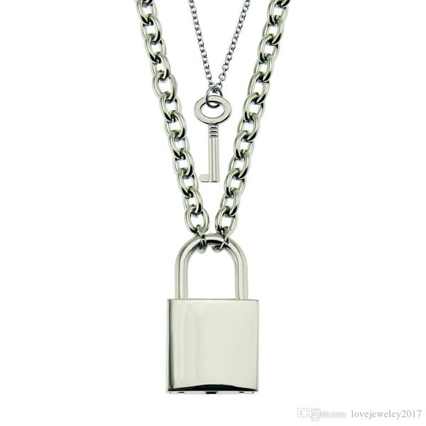 luxury designer jewelry men necklace hip hop lock and key pendant necklaces silver plated occident punk style fashion jewelry
luxury designer jewelry men necklace hip hop lock and key pendant necklaces silver plated occident punk style fashion jewelry
