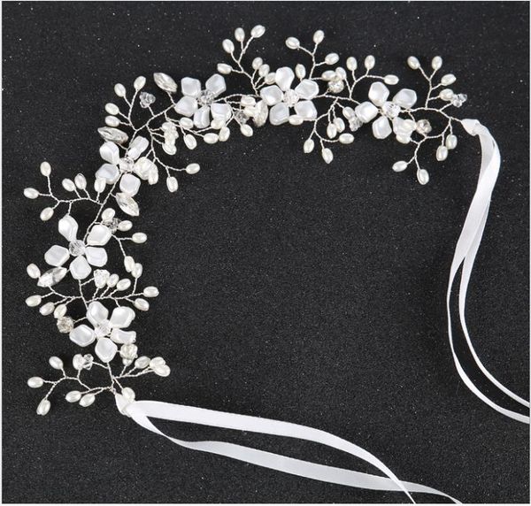 pearl headband white copper flower headband hair band banquet hair accessories bridal headdress, Silver
pearl headband white copper flower headband hair band banquet hair accessories bridal headdress, Silver