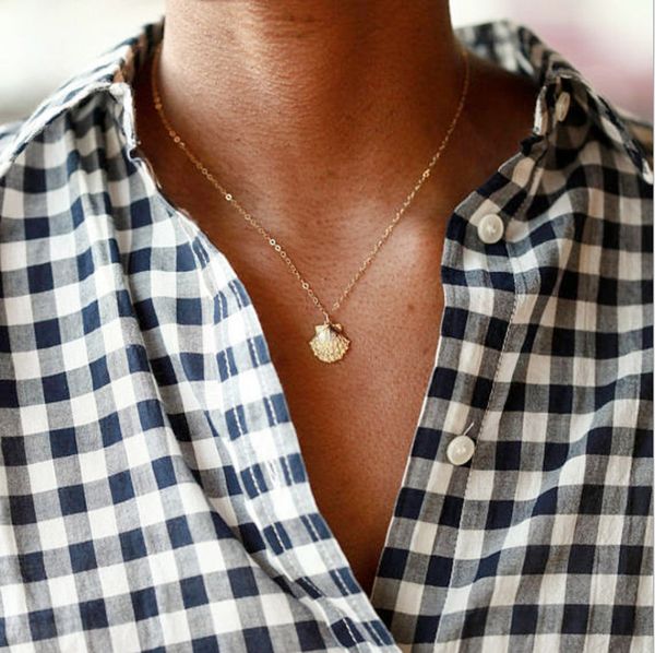 tenande gold color alloy shell necklaces & pendants for women girl single layer clavicle chain birthday bijuterias, Golden;silver
tenande gold color alloy shell necklaces & pendants for women girl single layer clavicle chain birthday bijuterias, Golden;silver