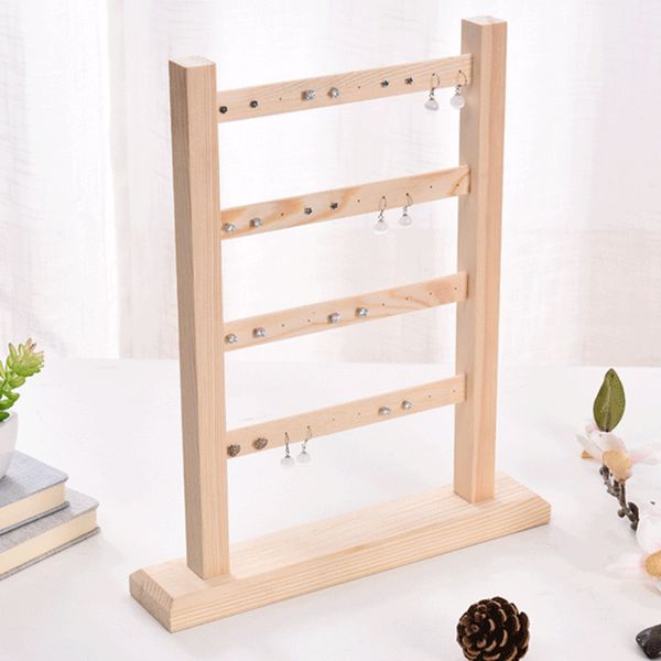 4 layer jewelry display practical wooden organizer holder home accessories show earrings rack necklaces stand bracelets storage, Pink;blue
4 layer jewelry display practical wooden organizer holder home accessories show earrings rack necklaces stand bracelets storage, Pink;blue