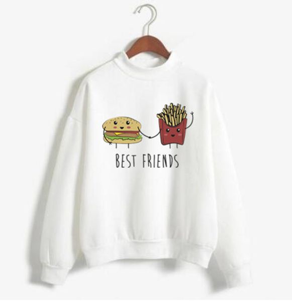 women sweatshirt friend crew neck winter hoodies woman fashion cotton casual oversized hoody ladies women white loose, Black
women sweatshirt friend crew neck winter hoodies woman fashion cotton casual oversized hoody ladies women white loose, Black