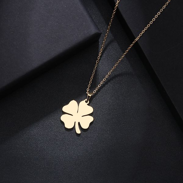 dotifi stainless steel necklace for women man lover's clover gold and silver color pendant necklace engagement jewelry
dotifi stainless steel necklace for women man lover's clover gold and silver color pendant necklace engagement jewelry