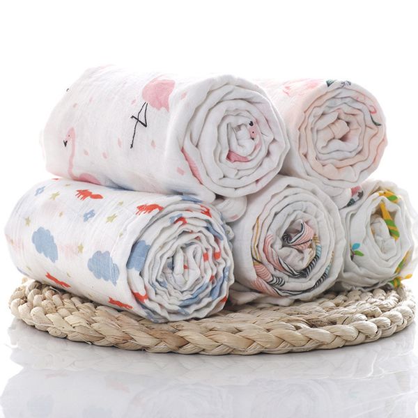 1pc muslin 100% cotton baby swaddles soft newborn blankets bath gauze infant wrap sleepsack stroller cover play mat baby
1pc muslin 100% cotton baby swaddles soft newborn blankets bath gauze infant wrap sleepsack stroller cover play mat baby