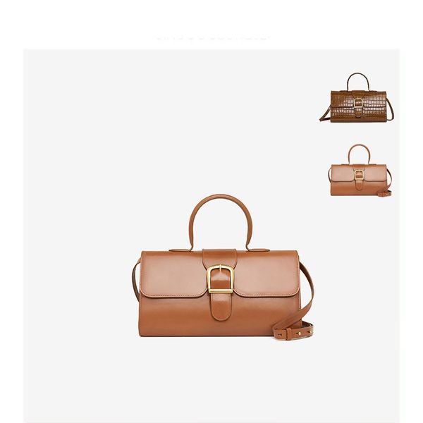 2020 new women's shoulder bag leather handbag simple solid color large rectangular ladies handbag crocodile retro shoulder bag
2020 new women's shoulder bag leather handbag simple solid color large rectangular ladies handbag crocodile retro shoulder bag