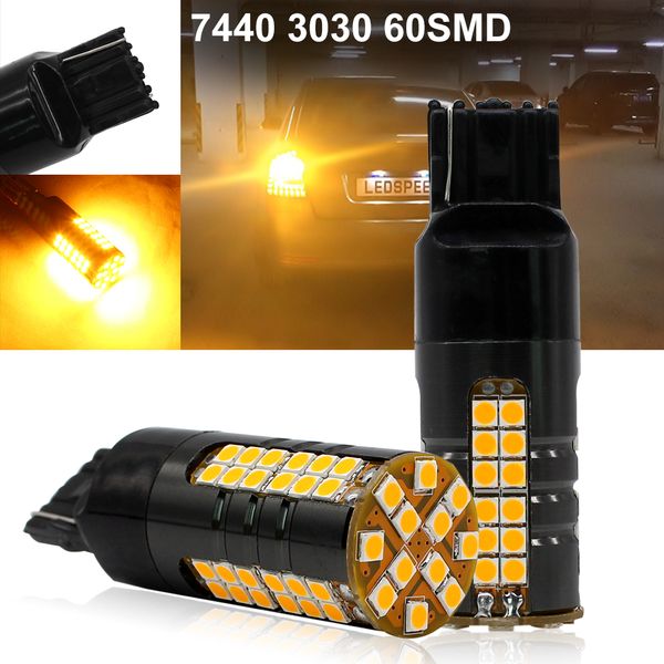 2pcs 12v 21w car light t20 led 7440 7441 7443 7444 led 3030 60 smd bulb for backup reverse turn signal lights yellow light
2pcs 12v 21w car light t20 led 7440 7441 7443 7444 led 3030 60 smd bulb for backup reverse turn signal lights yellow light