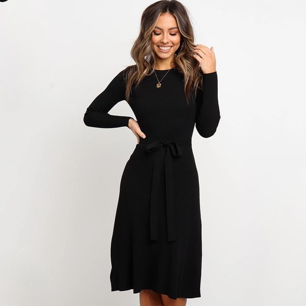 autumn & winter designer womens dress luxury dress for women brief long-sleeved brand womens dresses with knee-length s-xl, Black;gray
autumn & winter designer womens dress luxury dress for women brief long-sleeved brand womens dresses with knee-length s-xl, Black;gray