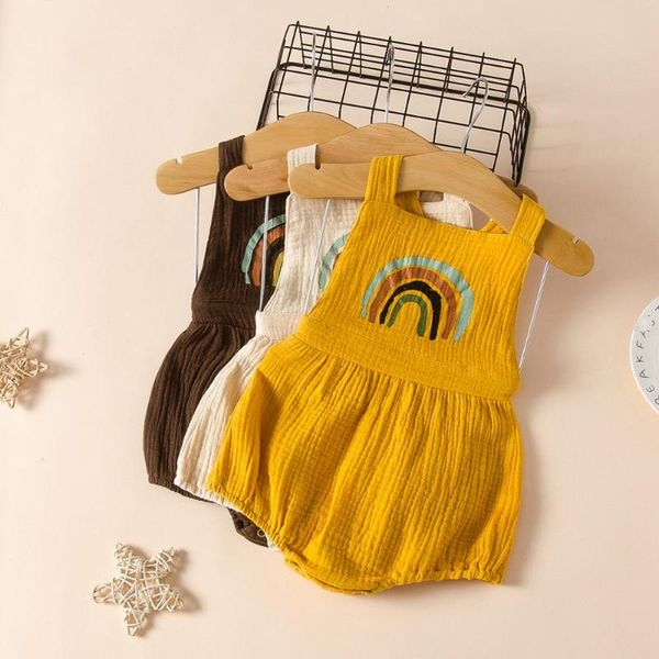 sweet summer baby girl clothes sets sleeveless sling rainbow bodysuits backless sunsuit for baby, Blue
sweet summer baby girl clothes sets sleeveless sling rainbow bodysuits backless sunsuit for baby, Blue