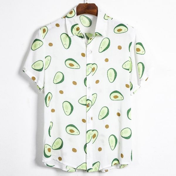 2020 summer beach printing shirt man short sleeve shirt hawaii shirt cs125, White;black
2020 summer beach printing shirt man short sleeve shirt hawaii shirt cs125, White;black