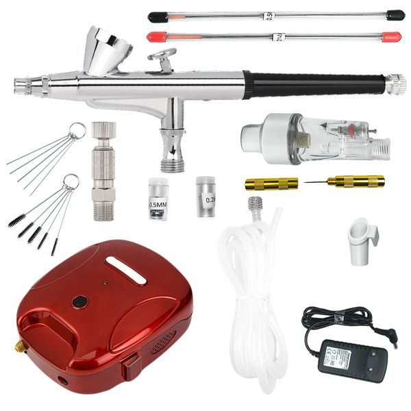 airbrush compressor set gravity 0.4mm&0.3mm 2cc&7cc double action spray gun kit for beauty art body painting cake model spraying
airbrush compressor set gravity 0.4mm&0.3mm 2cc&7cc double action spray gun kit for beauty art body painting cake model spraying