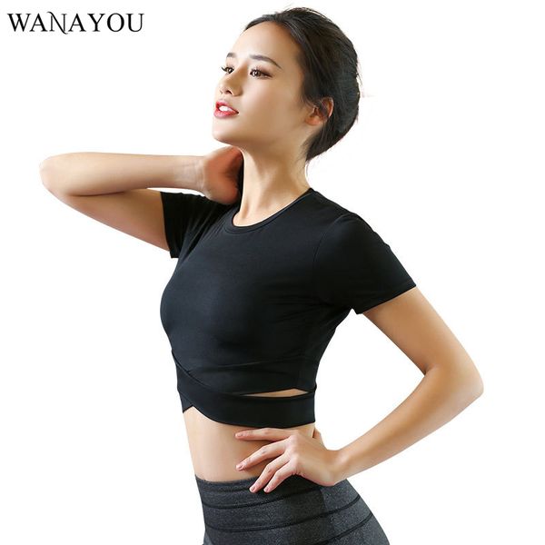 wanayou anti-sweat shorts yoga shirt breathable dance sports shirt quick dry running short-sleeved workout shirts for women, White;red
wanayou anti-sweat shorts yoga shirt breathable dance sports shirt quick dry running short-sleeved workout shirts for women, White;red
